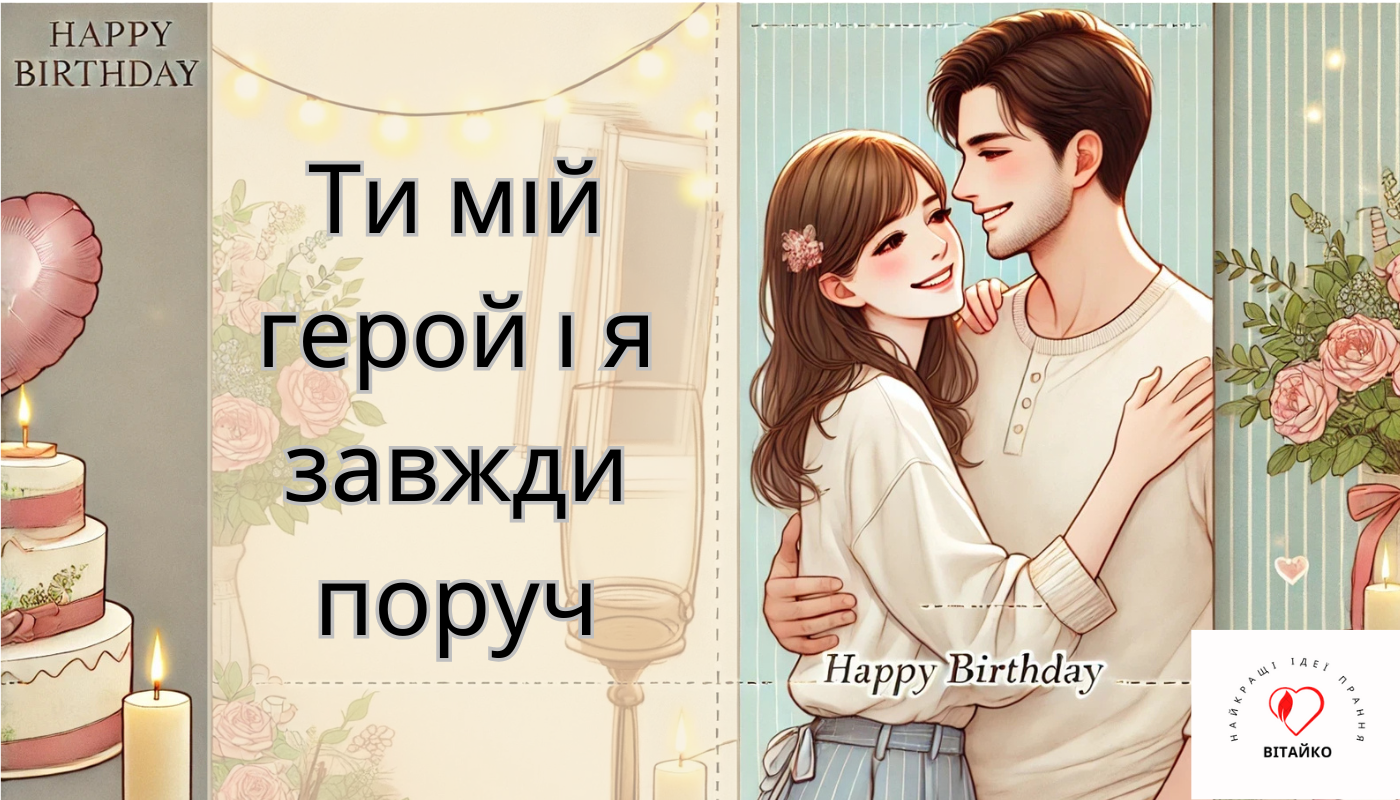 Ти мій герой, і я завжди поруч.