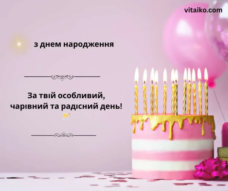 Унікальні та красиві зображення до Дня народження для привітань