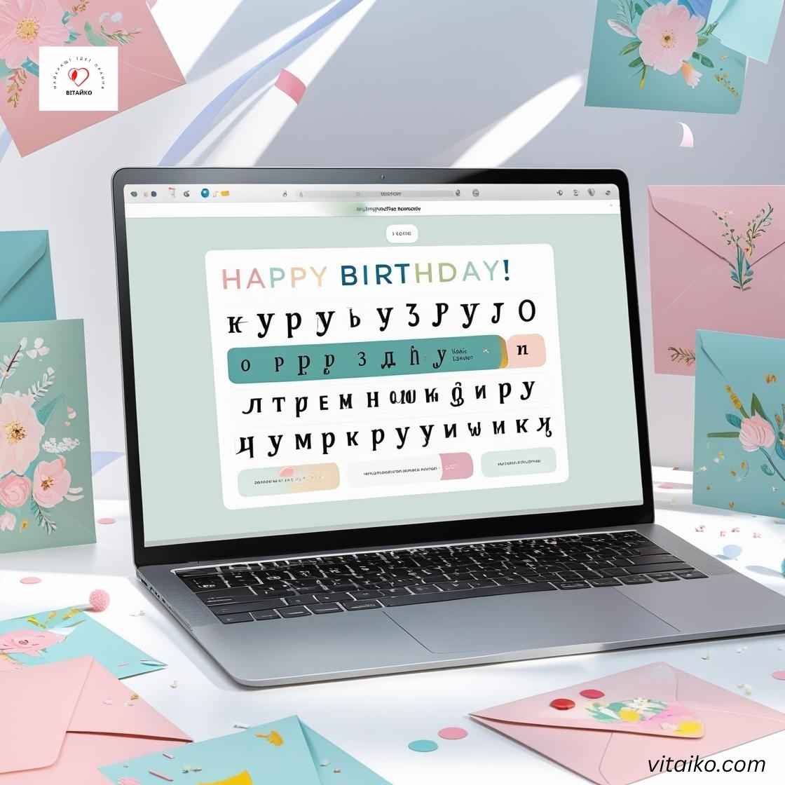 Онлайн генератор шрифтів для створення привітань