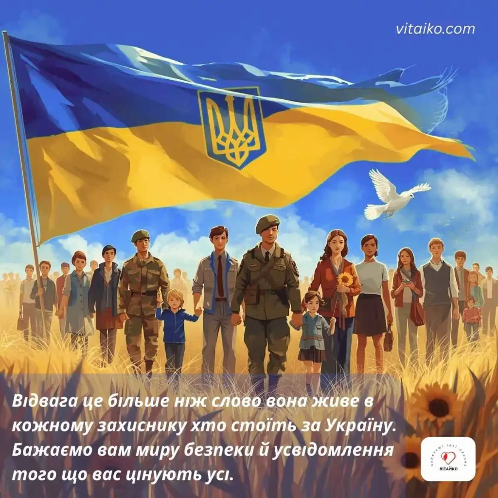 Дня захисників зображення з привітаннями